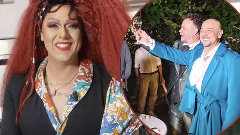 La drag queen Peperita si è sposata con Alessandro Galante preview