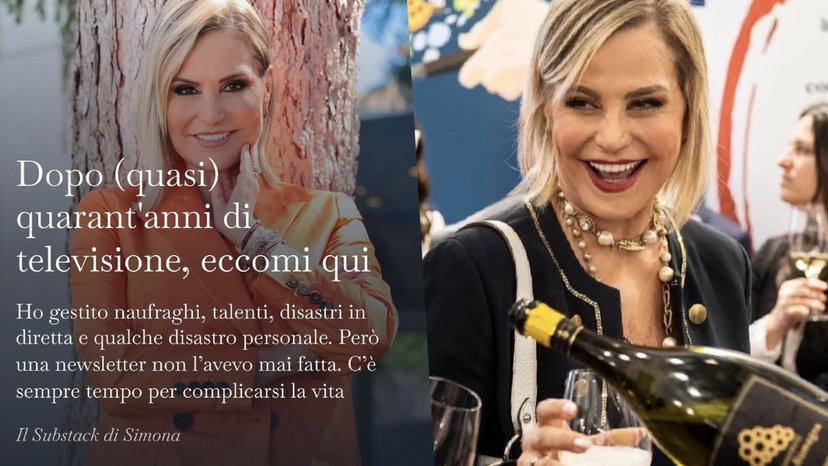 Simona Ventura spiega perché ha aperto una newsletter: “Dopo 40 anni di tv eccomi qui” preview