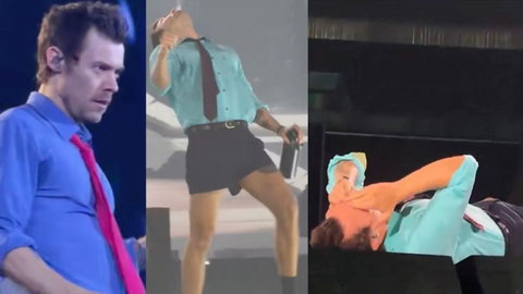 Harry Styles si è accasciato in concerto: non è stato un colpo di calore, ma si è quasi strozzato con l’acqua preview