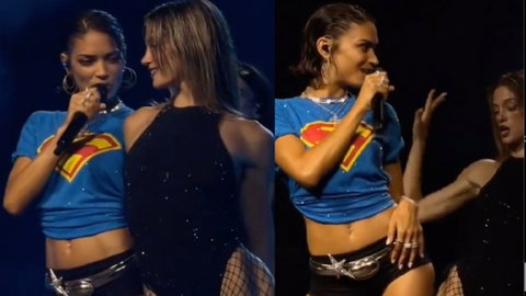 Elodie e Franceska Nuredini incendiano il palco di San Siro allo show di Sfera Ebbasta preview