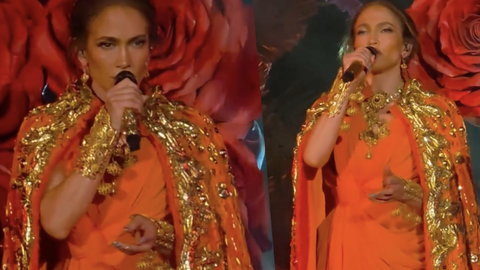 Jennifer Lopez canta in italiano Il Cielo In Una Stanza di Gino Paoli preview