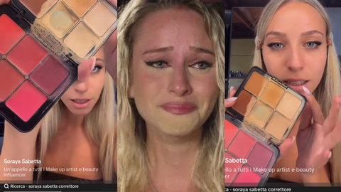 Soraya Sabetta spiega come ha realizzato il make-up del falò preview