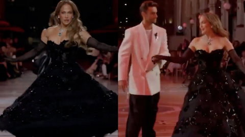 Jennifer Lopez e Lorenzo Musetti sfilano insieme alla Milano Fashion Week preview