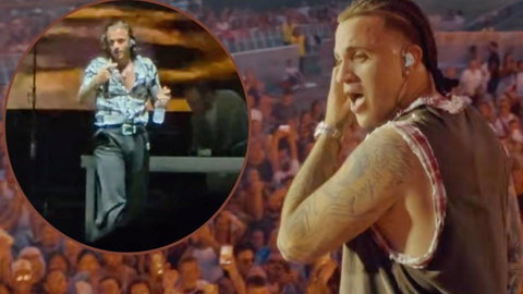 Samurai Jay, problemi con l’autotune in concerto, anche lui ride del risultato e si ferma preview