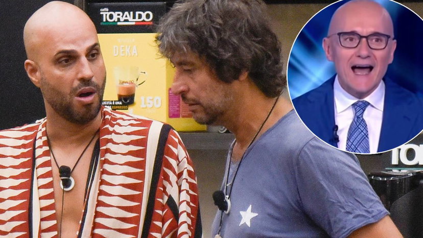 Simone Annicchiarico cita Signorini al GF Vip, Jonathan Kashanian lo rimprovera preview