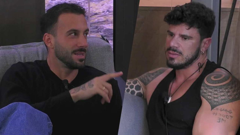 GF Vip, Andreas Muller minaccia Danto di fare uscire delle chat: “So quello che fai fuori da qui” preview