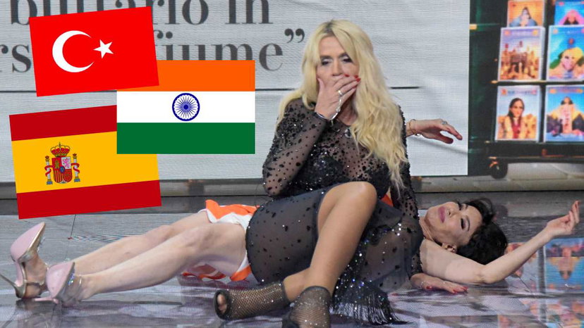 La caduta di Carmen Di Pietro e Valeria Marini al GF Vip sbarca all’estero, dalla Turchia e l’India, alla Spagna preview