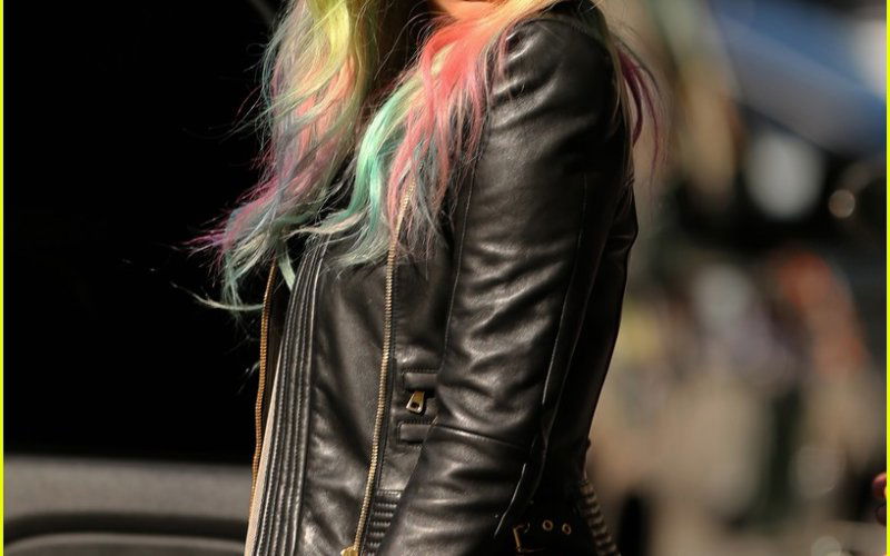 Singer Kesha leaves the Bowery Hotel in New York City