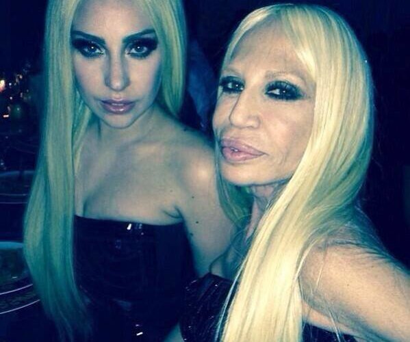 Lady Gaga Donatella Versace (1)