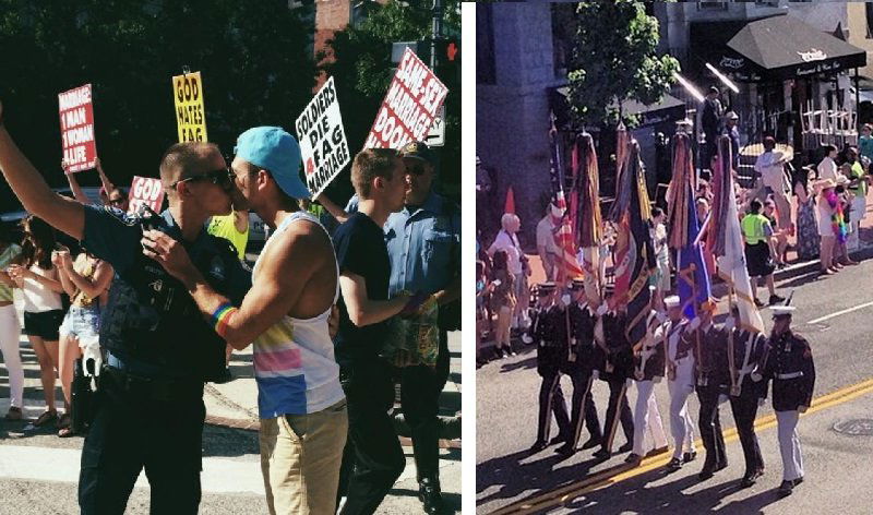 gay cop gay kiss gay pride