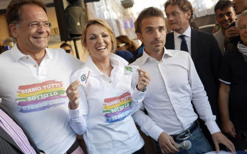 francesca pascale gay pride gay village berlusconi