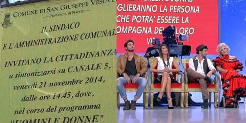 Nicola Rapicano uomini e donne sindaco