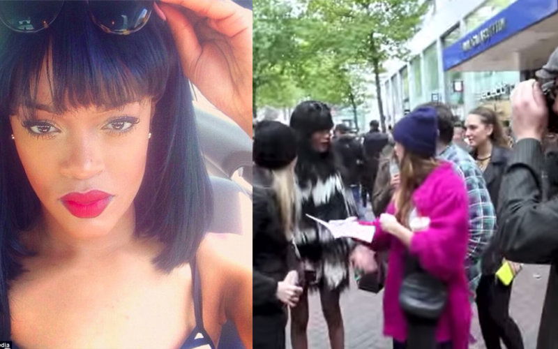 Rihanna look alike british