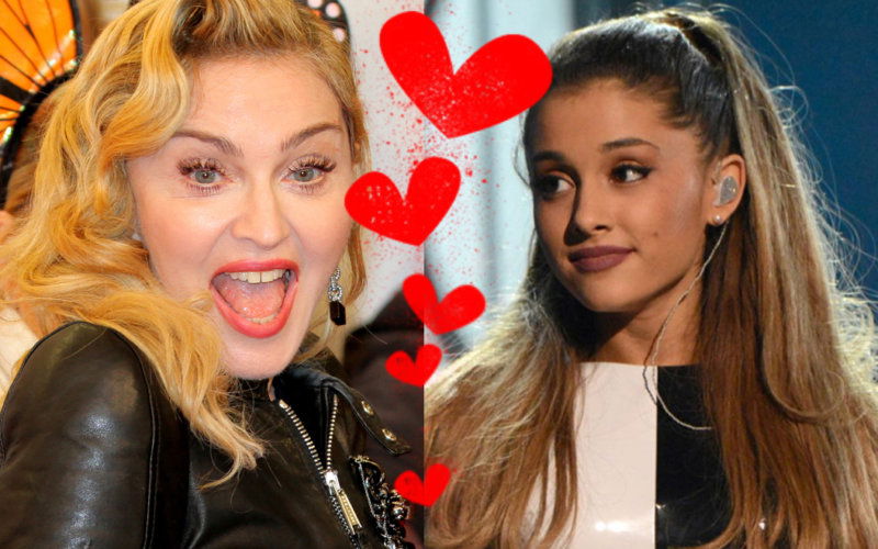 Madonna Ariana Grande Twitter duet duetto