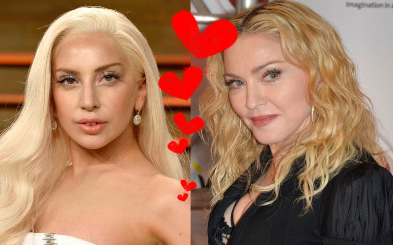 Madonna Lady Gaga hate two steps behind funny