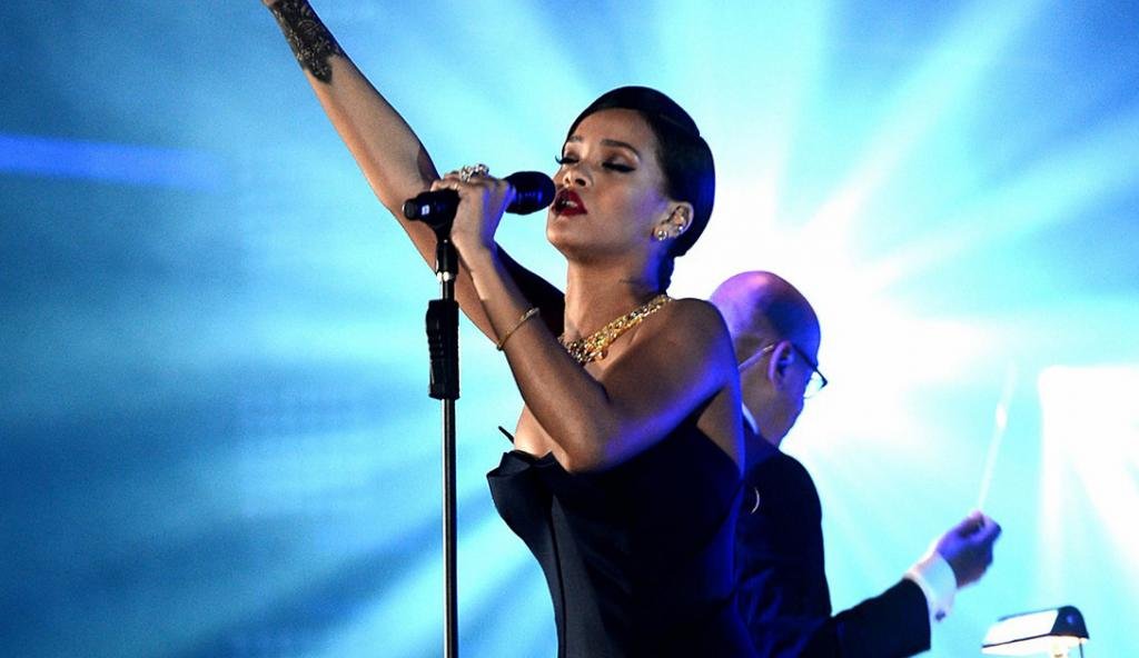 Rihanna performs live at The Clara Lionel Foundation Presents The Inaugural Diamond Ball