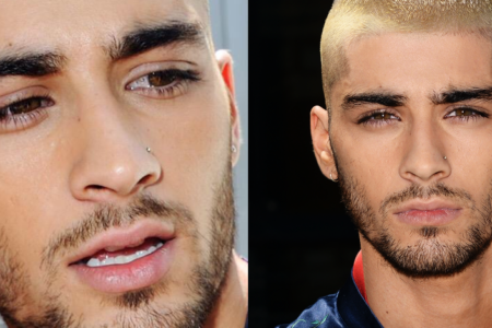 zayn malik faccia