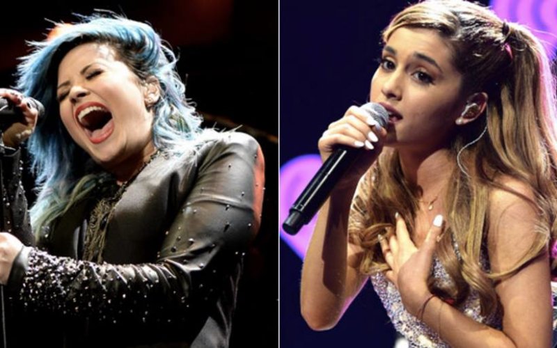 demi-lovato-ariana-grande-feet