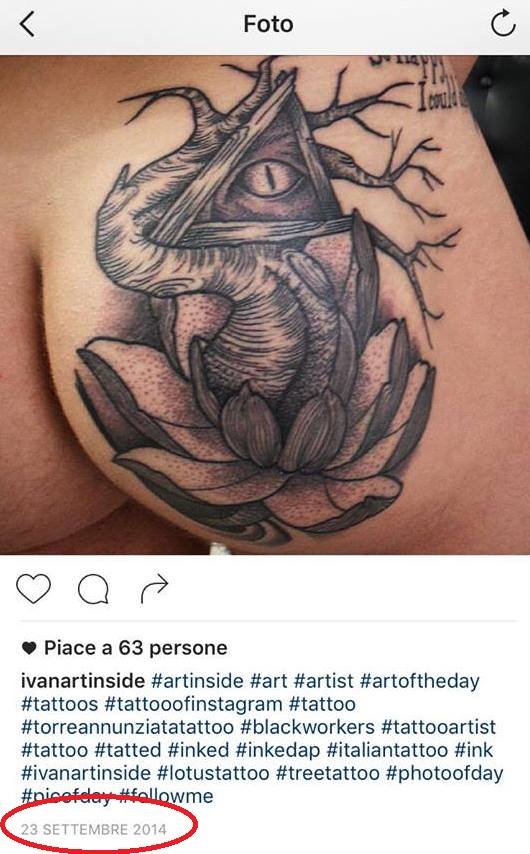 Gabriele Esposito tatuaggio 2