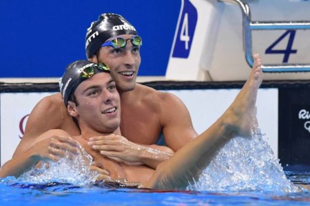 Gregorio Paltrinieri e Gabriele detti 5