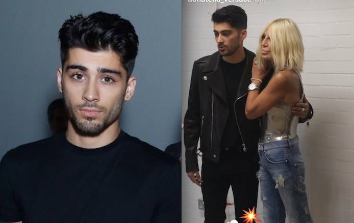 zayn malik donatella versace