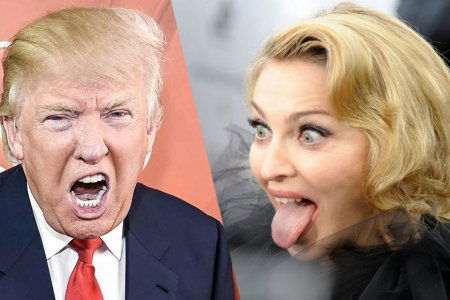 donald trump madonna disgusting video