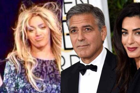 beyonce george clooney twins