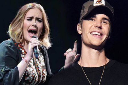 adele justin bieber
