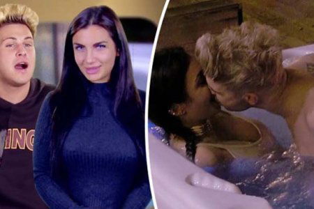 Elettra Lamborghini and Marty McKenna Jacuzzi Geordie Shore 6