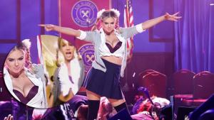 Kate Upton Imita Britney Spears A Lip Sync Battle Video Archivio Biccy It