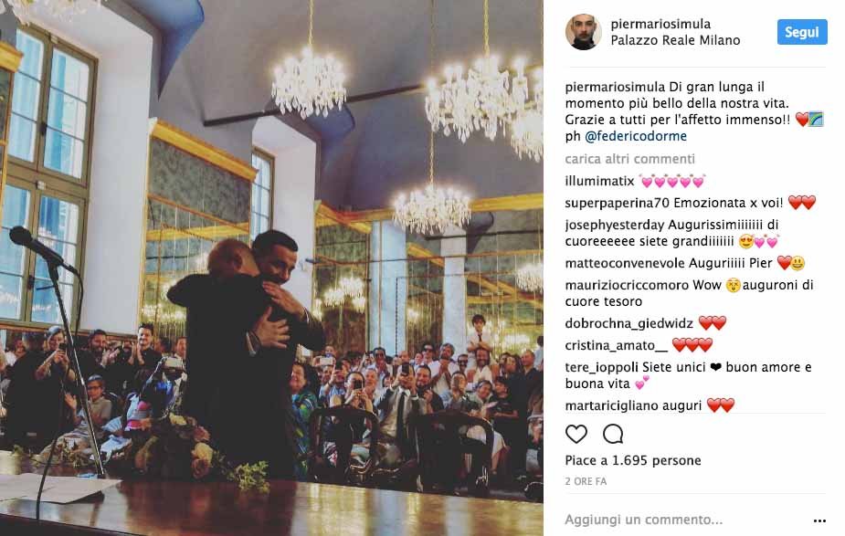 Diego Passoni e Pier Mario Simula si sono sposati 5