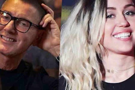 Miley Cyrus e Stefano Gabbana