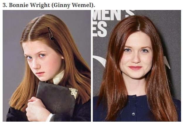 Harry Potter attori prima e dopo (1)