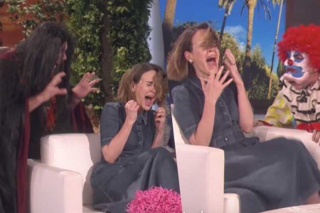 sarah paulson ellen degeneres video clown