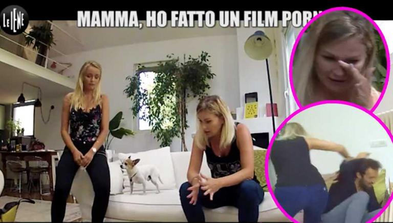 Le Iene Scherzo A Eva Henger La Figlia Mercedesz Finge Di Essere Diventata Attrice Di Film Per 