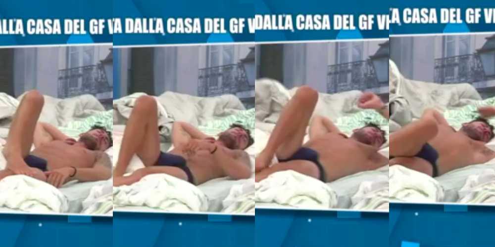ignazio moser gfvip letto mattina