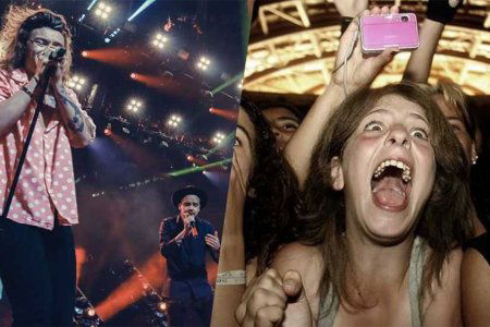 ragazzina fan one direction urla concerto scherzi