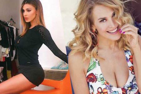 Belen Rodriguez e Barbara d'Urso