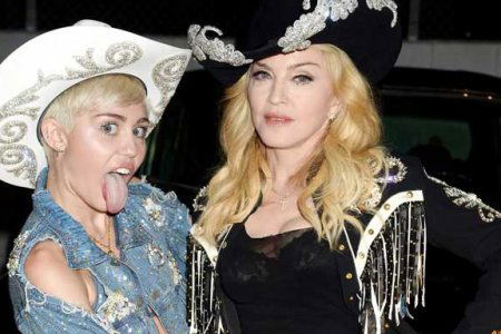 Miley Cyrus e Madonna demo Like Madonna