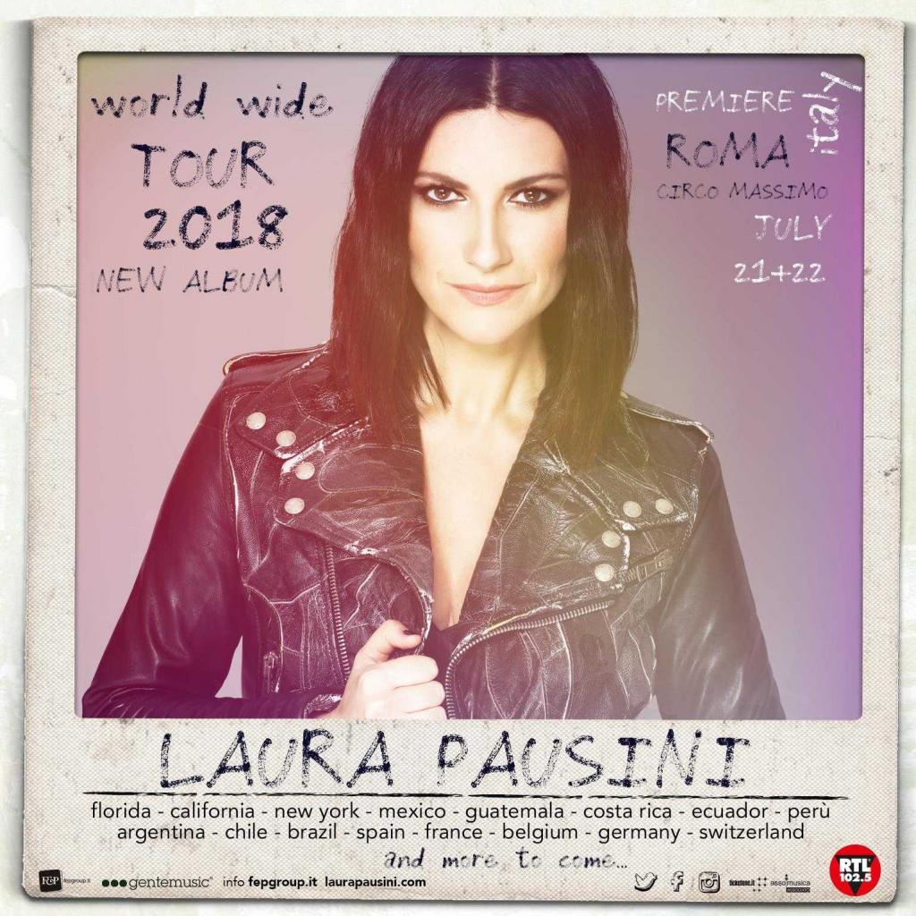 Laura Pausini torna a sorpresa con un nuovo album ed un tour mondiale