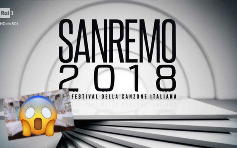 palco sanremo scenografia foto 2018