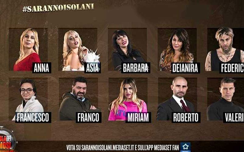 saranno isolani isola dei famosi