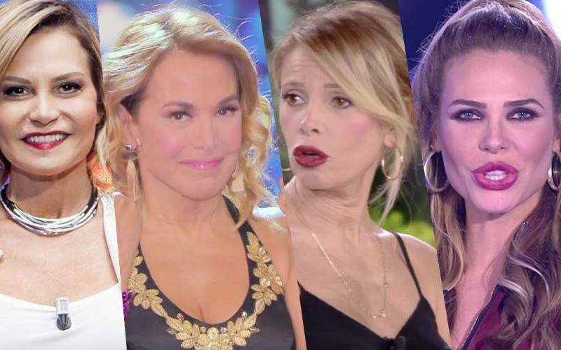 Simona Ventura Ilary Blasi Barbara d'Urso Alessia Marcuzzi
