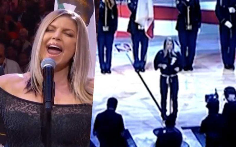fergie national anthem inno americano