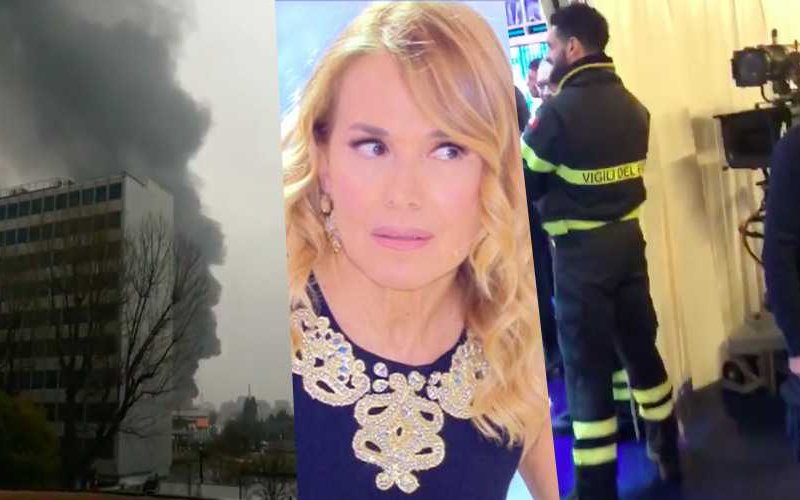 barbara d urso incendio azienda