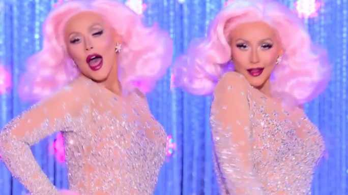christina aguilera judge rupauls