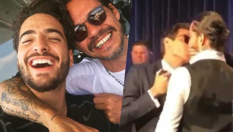 maluma marc anthiny kiss