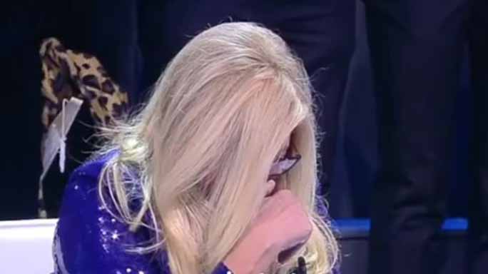mara venier piange