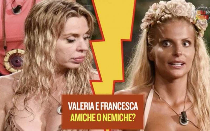 valeria marini francesca cipriani isola