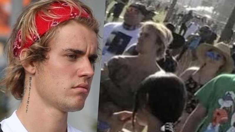 justin bieber pugni pugno uomo donna collo